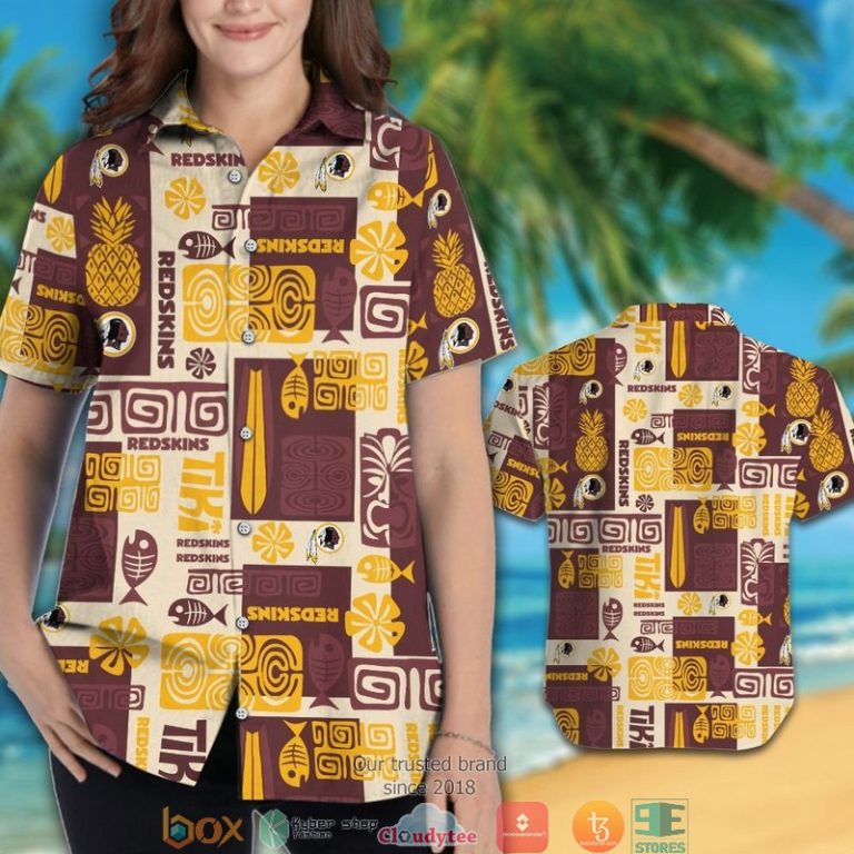 Washington_Redskins_fish_pineapple_pattern_Hawaiian_Shirt_Short_1_2-768x768-1