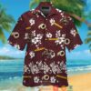 Washington Redskins Hibiscus Pattern Hawaiian Shirt