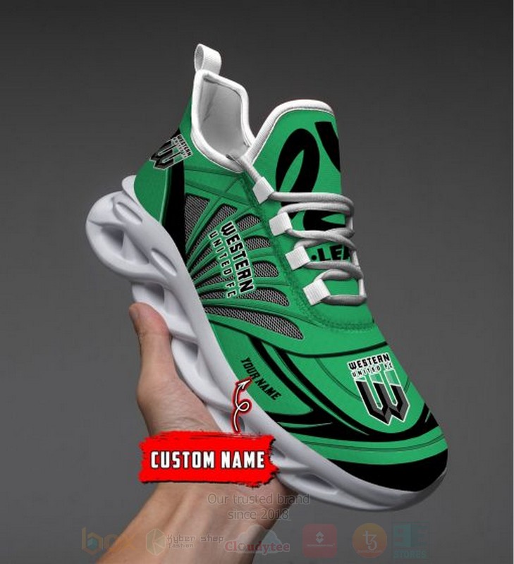 Western United-A-League Personalized Clunky Max Soul Shoes Western United-A-League Personalized Clunky Max Soul Shoes