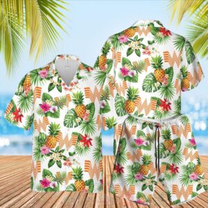 Whataburger White Hawaiian Shirt