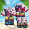 Clermont Foot Auvergne 63 Fc Palm Tree Hawaiian Shirt Beach Shorts