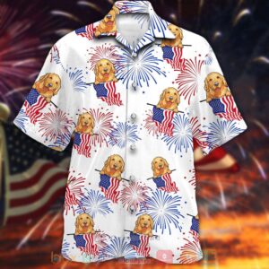 Yellow Golden Independence Day Is Coming Hawaiian Shirt