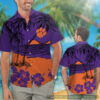 Clemson Tigers Hibiscus Hawaiian Shirt Beach Short