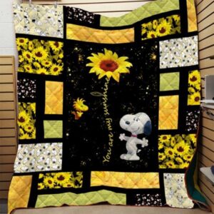 You Are My Sunshine Quilt Blanket 3D Quilt Blanket Dml-Qdd00009