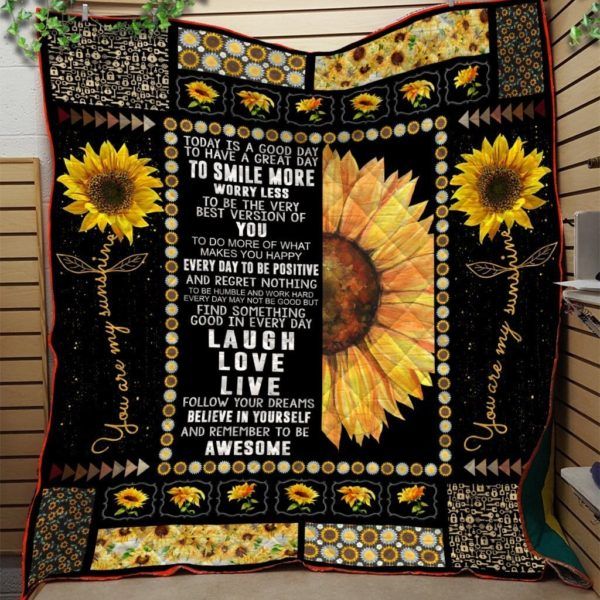 You Are My Sunshine Quilt Blanket 3D Quilt Blanket Pm-Qct00024 You Are My Sunshine Quilt Blanket 3D Quilt Blanket Pm-Qct00024