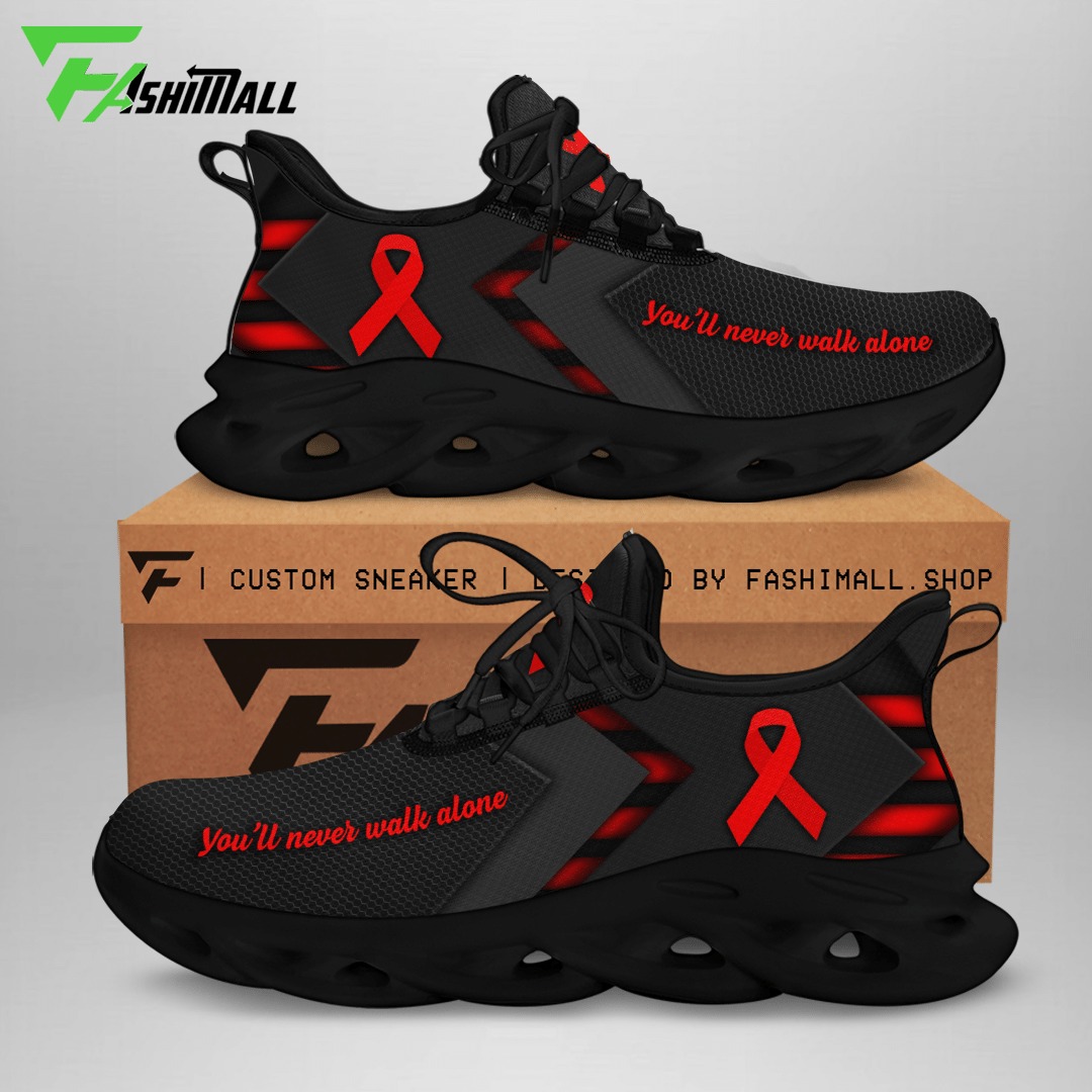You’Ll Never Walk Alone Breast Cancer Awareness Clunky Max Soul Shoes You’Ll Never Walk Alone Breast Cancer Awareness Clunky Max Soul Shoes