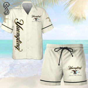 Yuengling Beer All Over Print Hawaiian Shirt And Beach Shorts