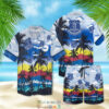 Everton Fc Palm Tree Hawaiian Shirt Beach Shorts