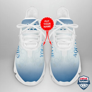 Zodiac Aquarius Custom Name Running Shoes