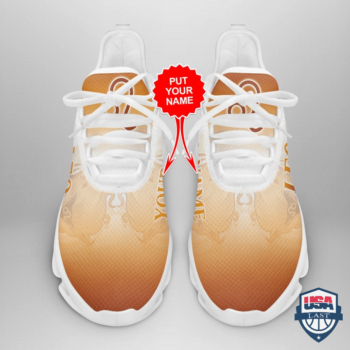 Zodiac Leo Custom Name Running Shoes Zodiac Leo Custom Name Running Shoes