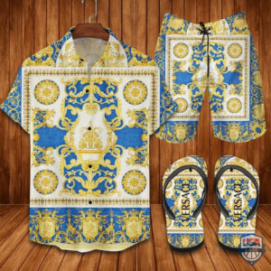 Versace Hawaiian Shirt Beach Short 12