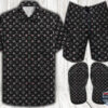 Louis Vuitton Combo Hawaiian Shirt And Short 27