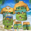 Camping Boxer Hawaiian Shirt And Shorts