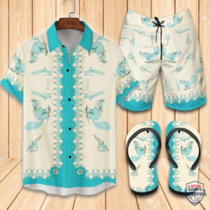 Gucci Set Hawaiian Shirt Beach Short 07