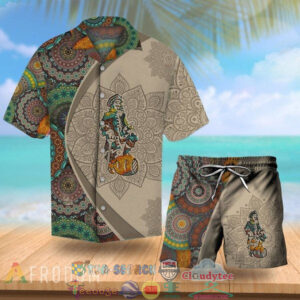 Aloha Mandala Captain Morgan Rum Hawaiian Shirt And Shorts