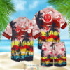 Stade De Reims Fc Palm Tree Hawaiian Shirt Beach Shorts