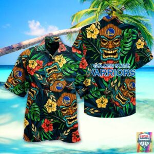 Golden State Warriors Mlb Hawaiian Shirt Beach Short