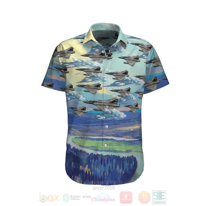 Mirage 2000D French Air And Space Force Hawaiian Shirt Mirage 2000D French Air And Space Force Hawaiian Shirt