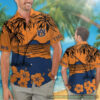 Auburn Tigers Hibiscus Hawaiian Shirt Beach Short