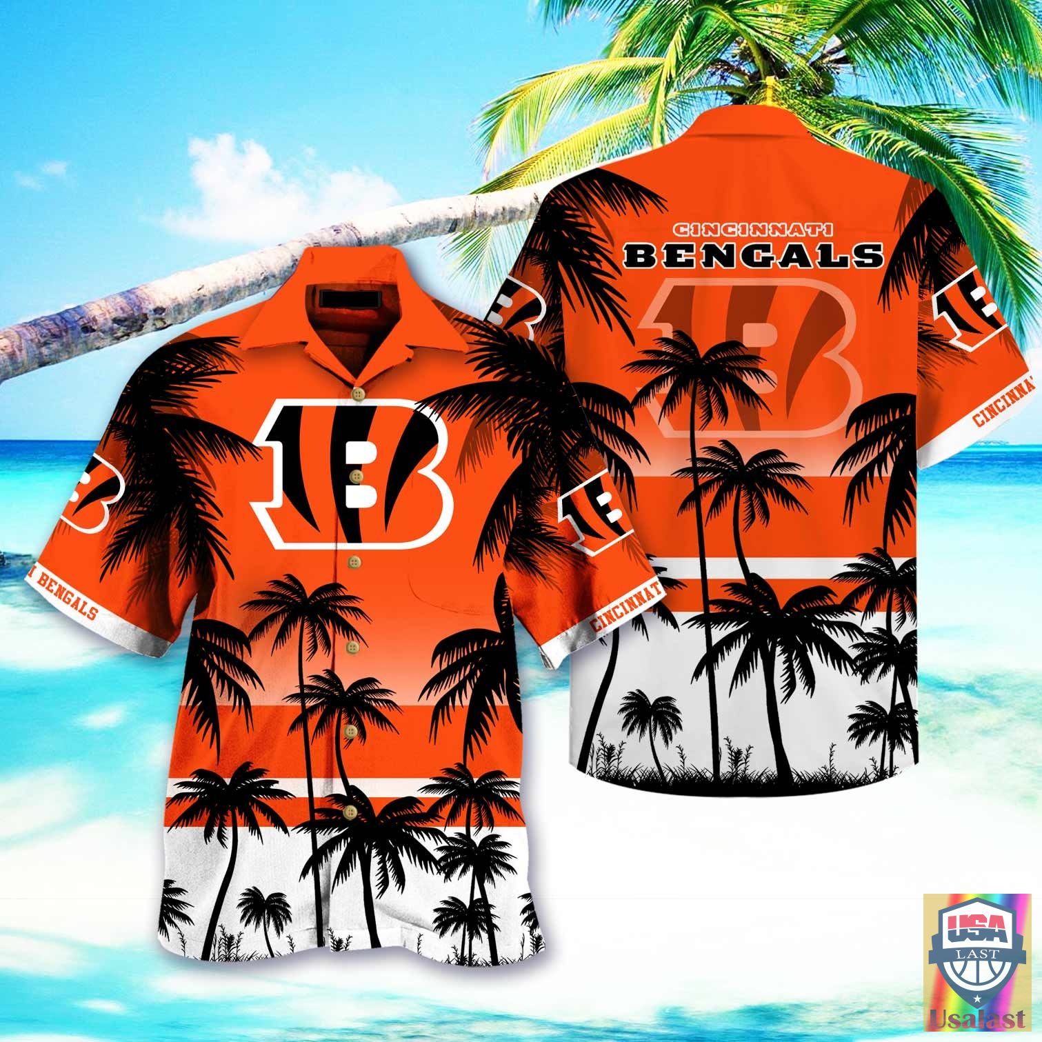 Cincinnati Bengals Nfl Hawaiian Shirt Beach Short Cincinnati Bengals Nfl Hawaiian Shirt Beach Short