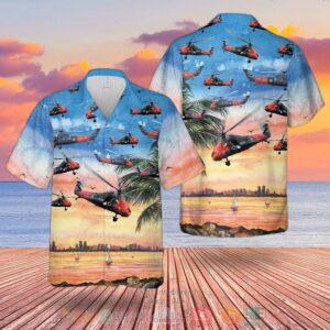 Rn Westland Wessex Search And Rescue Hawaiian Shirt