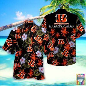 Cincinnati Bengals Nfl Hawaiian Shirt Beach Short