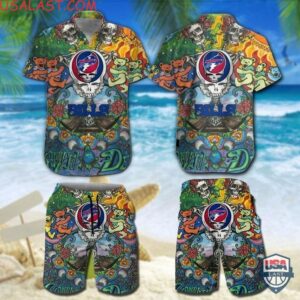Nfl Buffalo Bills Grateful Dead Bears Hawaiian Shirt And Shorts