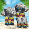 Newcastle United Fc Palm Tree Hawaiian Shirt Beach Shorts