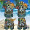 Nfl Seattle Seahawks Grateful Dead Bears Hawaiian Shirt And Shorts