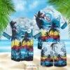 Rc Strasbourg Alsace Fc Palm Tree Hawaiian Shirt Beach Shorts