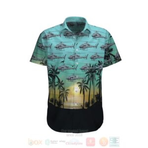 Eurocopter Fennec French Army Hawaiian Shirt