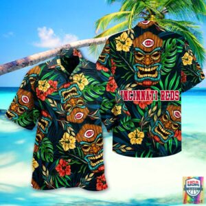 Cincinnati Reds Mlb Hawaiian Shirt Beach Short