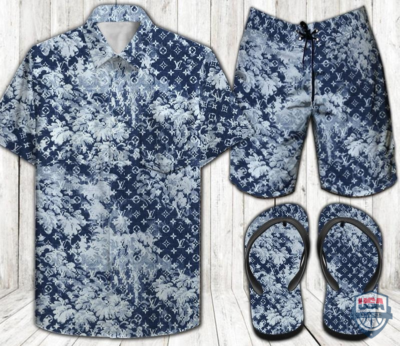 Louis Vuitton Combo Hawaiian Shirt And Short 31 Louis Vuitton Combo Hawaiian Shirt And Short 31