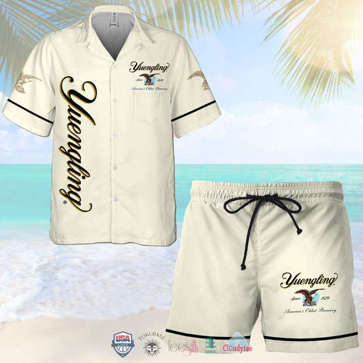 Yuengling Lager Beer Hawaiian Shirt Beach Short Yuengling Lager Beer Hawaiian Shirt Beach Short