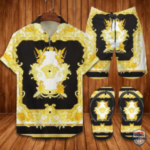 Versace Hawaiian Shirt Beach Short 03