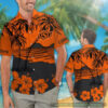 Oklahoma State Cowboys Hibiscus Hawaiian Shirt Beach Short