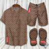Louis Vuitton Combo Hawaiian Shirt And Short 25