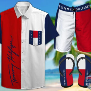 Tommy Hilfiger Hawaiian Shirt Beach Short