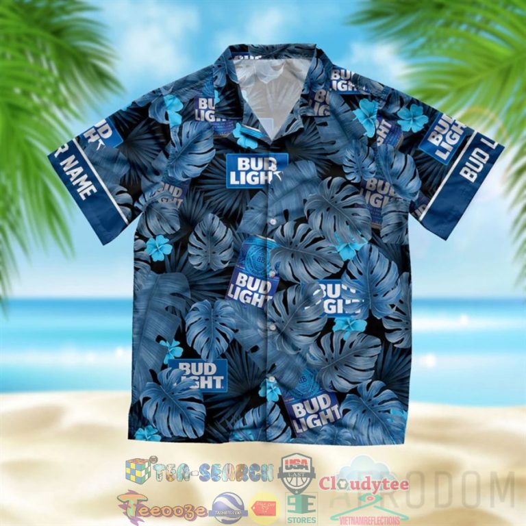 vCCcqeEP-TH040622-53xxxPersonalized-Name-Bud-Light-Beer-Tropical-Leaves-Hawaiian-Shirt-Beach-Shorts2-768x768-1