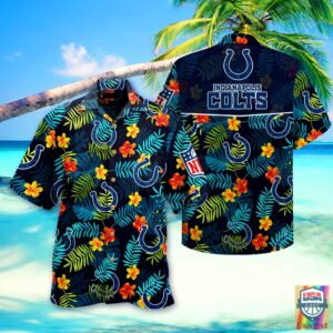 Indianapolis Colts Nfl Hawaiian Shirt Beach Short