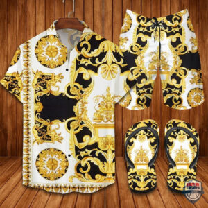 Versace Hawaiian Shirt Beach Short 02