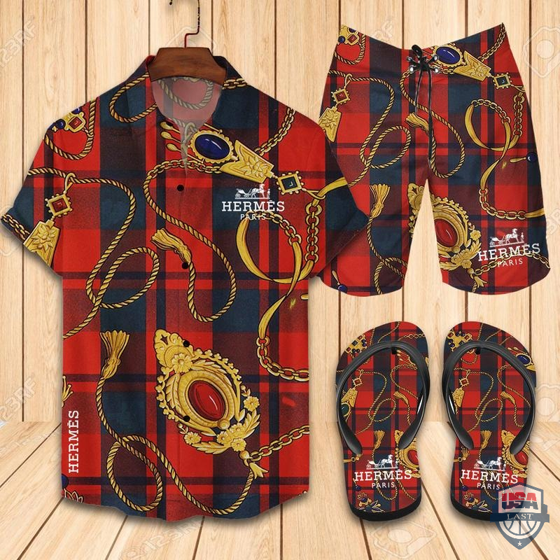 Hermes Hawaiian Shirt Beach Short 06 Hermes Hawaiian Shirt Beach Short 06